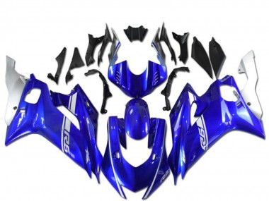 Preisgünstige Yamaha YZF R6 Motorrad Verkleidung 2017-2023 - Blau Silber