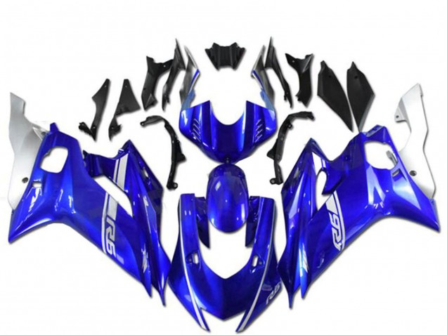 Preisgünstige Yamaha YZF R6 Motorrad Verkleidung 2017-2023 - Blau Silber