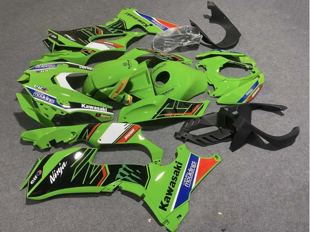 Preisgünstige Kawasaki ZX10R Motorrad Verkleidung 2021-2025 - Grun Weiss Blau Schwarz Rot Showr Elf Mouldings Monster