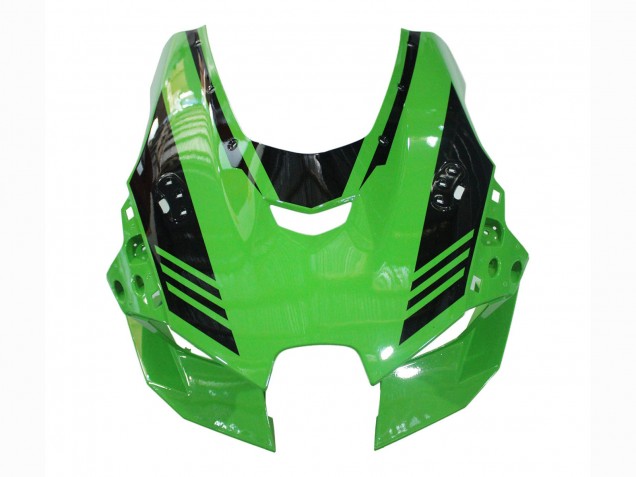 Preisgünstige Kawasaki ZX10R Motorrad Verkleidung 2021-2025 - Grun Glanzendes Schwarz