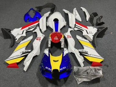 Preisgünstige Kawasaki ZX10R Motorrad Verkleidung 2021-2025 - Weiss Blau Rot Gelb