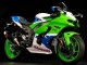 Preisgünstige Kawasaki ZX10R Motorrad Verkleidung 2021-2025 - Weiss Grun Blau Schwarz