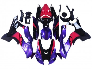 Preisgünstige Kawasaki ZX10R Motorrad Verkleidung 2021-2025 - Rot Schwarz Lila Weiss