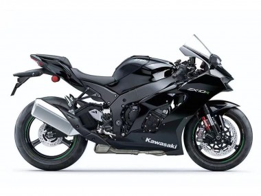 Preisgünstige Kawasaki ZX10R Motorrad Verkleidung 2021-2025 - Schwarz Weiss Grun Aufkleber