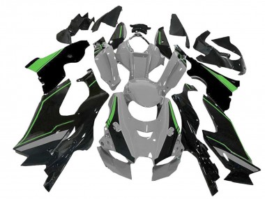 Preisgünstige Kawasaki ZX10R Motorrad Verkleidung 2021-2025 - Grau Grun Schwarz