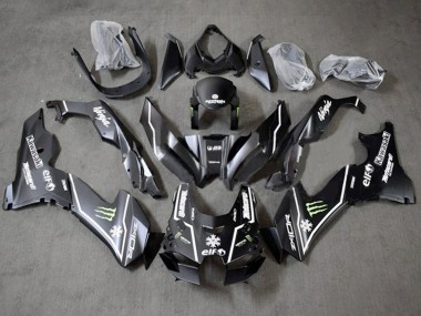 Preisgünstige Kawasaki ZX10R Motorrad Verkleidung 2021-2025 - Glanzendes Schwarz Grun Weiss Elf Schnee Monster