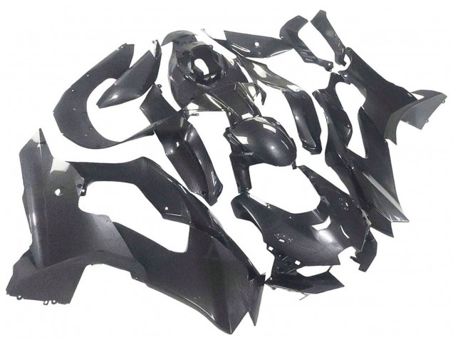 Preisgünstige Kawasaki ZX10R Motorrad Verkleidung 2021-2025 - Schwarze Carbonfaser