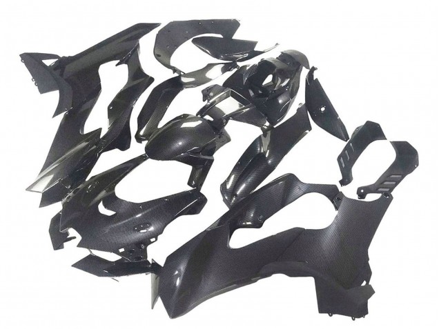 Preisgünstige Kawasaki ZX10R Motorrad Verkleidung 2021-2025 - Schwarze Carbonfaser