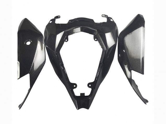 Preisgünstige Kawasaki ZX10R Motorrad Verkleidung 2021-2025 - Schwarze Carbonfaser