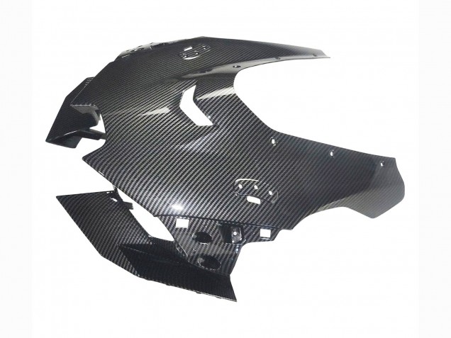 Preisgünstige Kawasaki ZX10R Motorrad Verkleidung 2021-2025 - Schwarze Carbonfaser