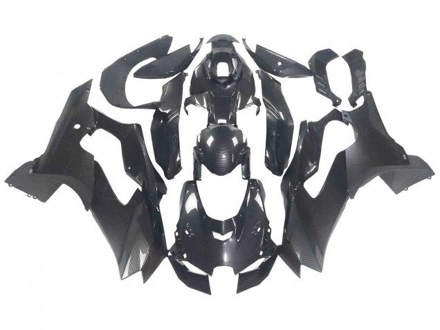 Preisgünstige Kawasaki ZX10R Motorrad Verkleidung 2021-2025 - Schwarze Carbonfaser