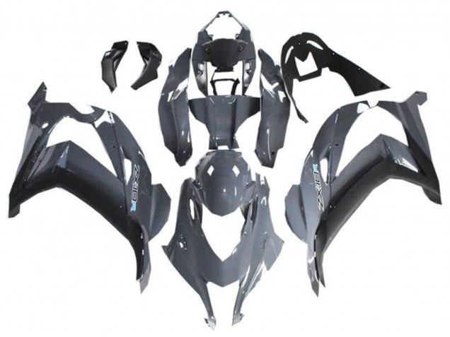 Preisgünstige Kawasaki ZX10R Motorrad Verkleidung 2021-2025 - Grau Schwarz