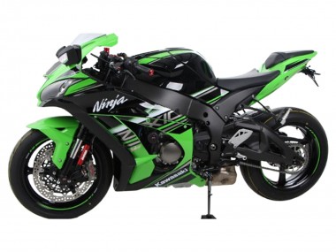 Preisgünstige Kawasaki ZX10R Motorrad Verkleidung 2021-2025 - Grun Schwarz Silber