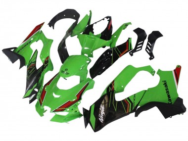 Preisgünstige Kawasaki ZX10R Motorrad Verkleidung 2021-2025 - Grun Schwarz Rot