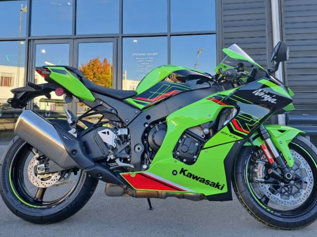 Preisgünstige Kawasaki ZX10R Motorrad Verkleidung 2021-2025 - Grun Schwarz Rot