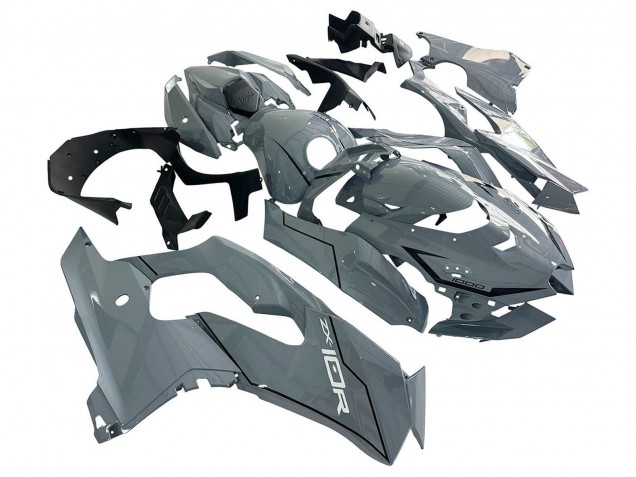 Preisgünstige Kawasaki ZX10R Motorrad Verkleidung 2021-2025 - Grau