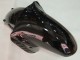 Preisgünstige Kawasaki ZX14R ZZR1400 Motorrad Verkleidung 2006-2011 - Glanzendes Schwarz Grun Flamme