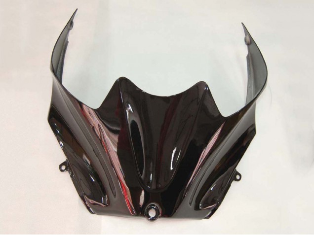 Preisgünstige Kawasaki ZX14R ZZR1400 Motorrad Verkleidung 2006-2011 - Glanzendes Schwarz Grun Flamme