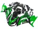 Preisgünstige Kawasaki ZX14R ZZR1400 Motorrad Verkleidung Kit 2012-2024 - Grun Glanzendes Schwarz