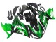 Preisgünstige Kawasaki ZX14R ZZR1400 Motorrad Verkleidung Kit 2012-2024 - Grun Glanzendes Schwarz