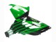 Preisgünstige Kawasaki ZX14R ZZR1400 Motorrad Verkleidung Kit 2012-2024 - Grun Glanzendes Schwarz