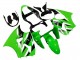 Preisgünstige Kawasaki ZX6R Motorrad Verkleidung 2000-2002 - Grun Weiss Schwarz