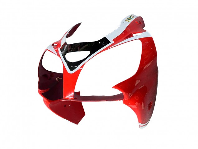 Preisgünstige Kawasaki ZX6R Motorrad Verkleidung 2000-2002 - Weiss Rot Schwarz