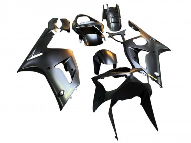 Preisgünstige Kawasaki ZX6R Motorrad Verkleidung 2003-2004 - Matt Schwarz Gold 636