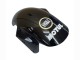 Preisgünstige Kawasaki ZX6R Motorrad Verkleidung 2003-2004 - Glanzendes Schwarz Weiss Motul Lucky Strike