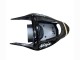Preisgünstige Kawasaki ZX6R Motorrad Verkleidung 2003-2004 - Glanzendes Schwarz Weiss Motul Lucky Strike