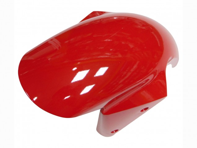 Preisgünstige Kawasaki ZX6R Motorrad Verkleidung 2003-2004 - Weiss Rot