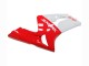 Preisgünstige Kawasaki ZX6R Motorrad Verkleidung 2003-2004 - Weiss Rot