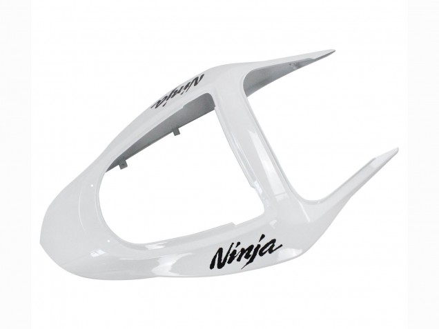 Preisgünstige Kawasaki ZX6R Motorrad Verkleidung 2003-2004 - Weiss Schwarz Aufkleber