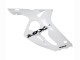 Preisgünstige Kawasaki ZX6R Motorrad Verkleidung 2003-2004 - Weiss Schwarz Aufkleber