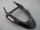Preisgünstige Kawasaki ZX6R Motorrad Verkleidung 2003-2004 - Glanzendes Schwarz