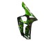 Preisgünstige Kawasaki ZX6R Motorrad Verkleidung 2003-2004 - Glanzendes Schwarz Grun Flamme
