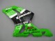 Preisgünstige Kawasaki ZX6R Motorrad Verkleidung 2003-2004 - Grun Weiss Schwarz Elf Bridgestone