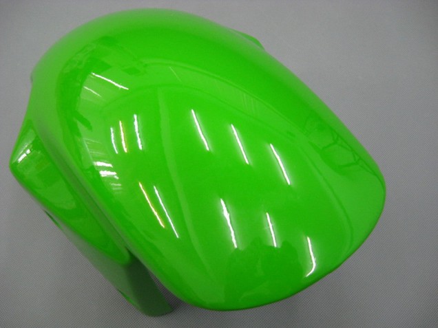 Preisgünstige Kawasaki ZX6R Motorrad Verkleidung 2003-2004 - Grun Weiss Schwarz Elf Bridgestone