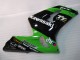 Preisgünstige Kawasaki ZX6R Motorrad Verkleidung 2003-2004 - Grun Schwarz Elf Bridgestone