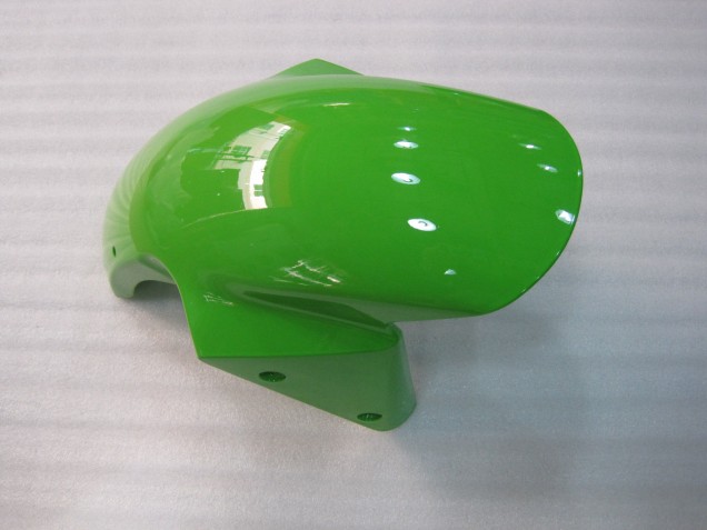 Preisgünstige Kawasaki ZX6R Motorrad Verkleidung 2003-2004 - Grun Schwarz Elf Bridgestone