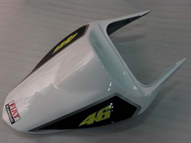 Preisgünstige Kawasaki ZX6R Motorrad Verkleidung 2003-2004 - Weiss Blau Rot Fiat