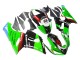 Preisgünstige Kawasaki ZX6R Motorrad Verkleidung 2005-2006 - Grun Rot Schwarz Elf 66