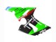 Preisgünstige Kawasaki ZX6R Motorrad Verkleidung 2005-2006 - Grun Rot Schwarz Elf 66