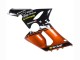 Preisgünstige Kawasaki ZX6R Motorrad Verkleidung 2005-2006 - Orange Schwarz