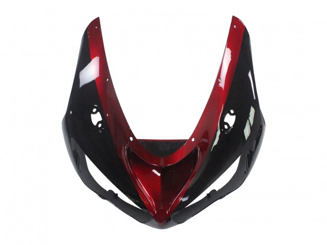 Preisgünstige Kawasaki ZX6R Motorrad Verkleidung 2005-2006 - Rot Glanzendes Schwarz