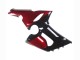 Preisgünstige Kawasaki ZX6R Motorrad Verkleidung 2005-2006 - Rot Glanzendes Schwarz