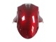 Preisgünstige Kawasaki ZX6R Motorrad Verkleidung 2005-2006 - Rot Glanzendes Schwarz