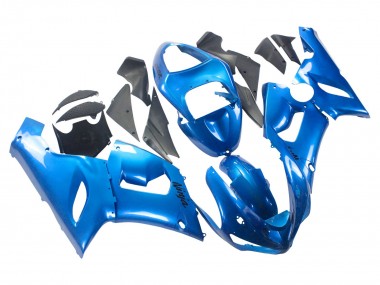 Preisgünstige Kawasaki ZX6R Motorrad Verkleidung 2005-2006 - Glanzendes Blau