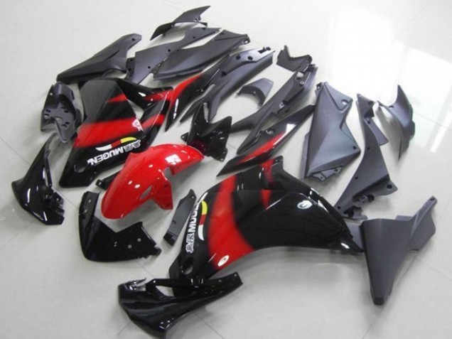 Preisgünstige Honda CBR250RR Motorrad Verkleidung 2011-2015 - Glanzendes Schwarz Rot
