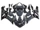 Preisgünstige Kawasaki ZX6R Motorrad Verkleidung 2005-2006 - Dunkel Grau Schwarz